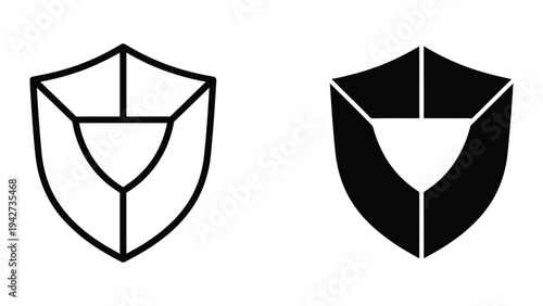Shield Emblem Security Icon Protection Symbol