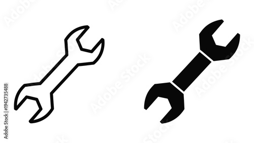 Wrench Tool Icons Repair Mechanic