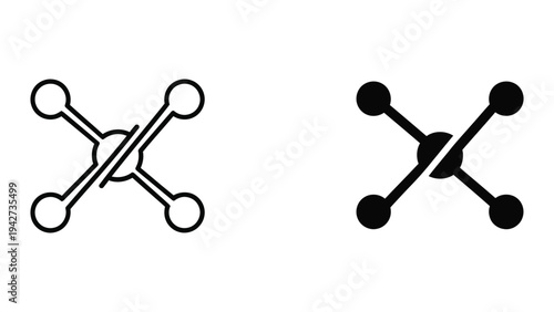 Network Node Connection Icon Data Structure