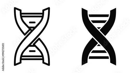 Dna Structure Symbol Science Vector
