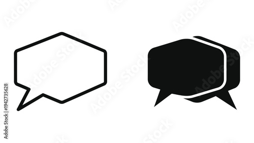 Speech Bubbles Communication Dialogue Icons