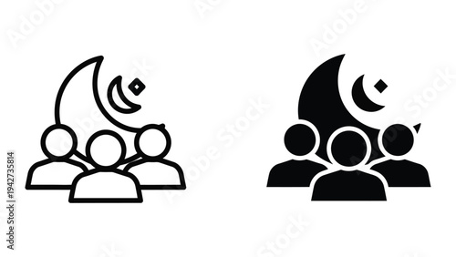 Group Night Teamwork Business