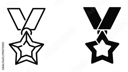 Medal Star Award Achievement Icon