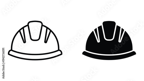 Hard Hat Safety Gear Construction Symbol