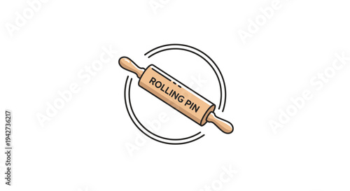 Illustration of a Rolling Pin.