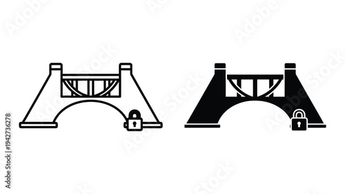 Bridge Security Concept Locked Structure Connection
