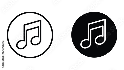Music Note Icon Media Symbol