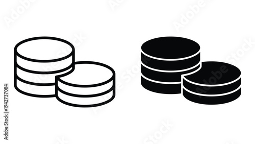 Coins Stacks Finance Growth Icon
