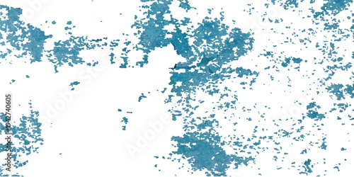 Abstract blue grunge background illustration featuring artistic watercolor paint splashes and ink liquid textures in a dirty vector pattern design