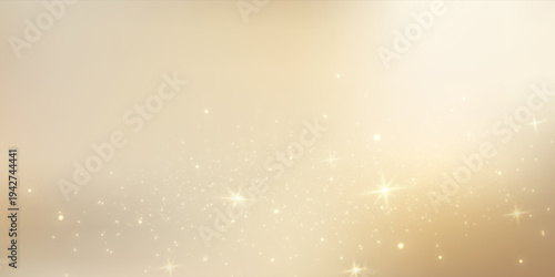 Luxurious champagne texture with sparkling particles, soft bokeh lights, and elegant shimmer creating festive atmosphere for sophisticated designs. Vector illustration.
