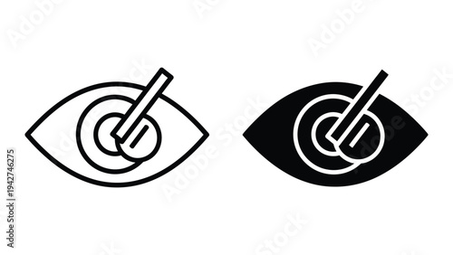 Eye Vision Test Symbol Medical Examination