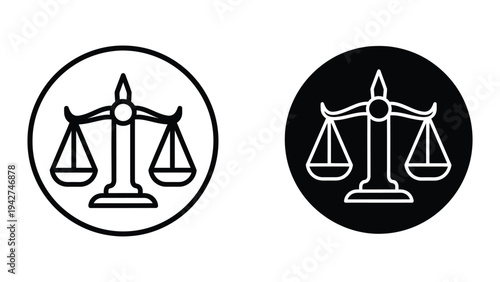 Scales Justice Symbol Legal Concept