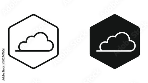 Cloud Storage Icon Digital Data Network