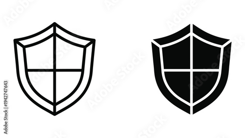 Shield Icon Protection Security Emblem