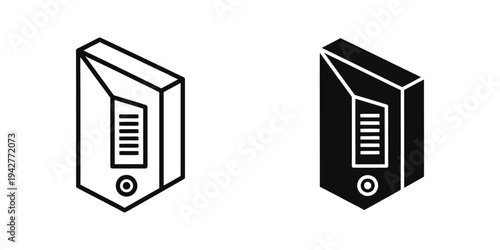 Server Tower Icon Network Data Center