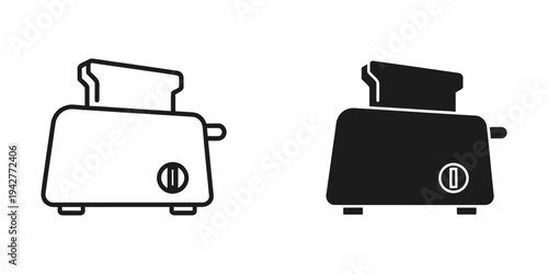 Toaster Bread Maker Appliance Icon Commercial Use