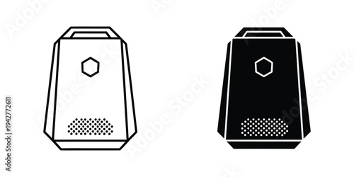 Computer Tower Vector Tech Asset