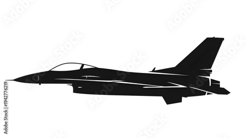Fighter Jet Military Aircraft Icon