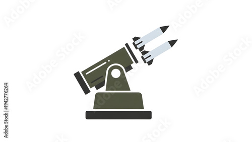 Missile Launcher Defense Icon