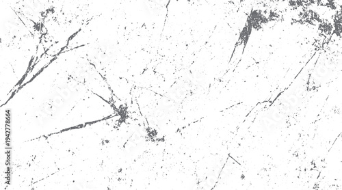 Grey speckle and scratch texture on white background. Abstract grunge pattern with distressed