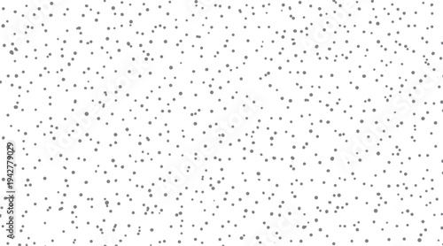 Gray dots scattered across a white background