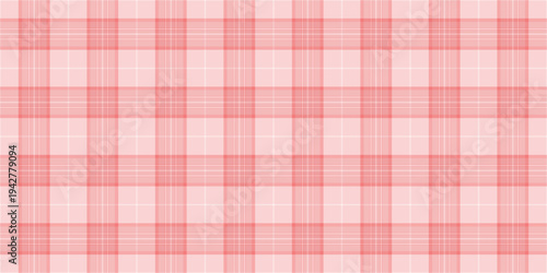 Small texture fabric plaid, occupation background textile pattern. Structure check seamless vector tartan in red and light colors.