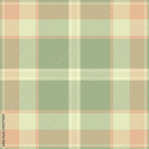 Birthday card seamless check texture, classical tartan textile background. Guy plaid fabric vector pattern in pastel and light colors.