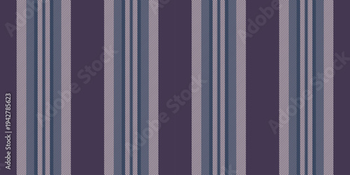 Vtripe fabric textile background, mexico stripe vertical lines. Iockup seamless texture pattern vector in violet and white colors.