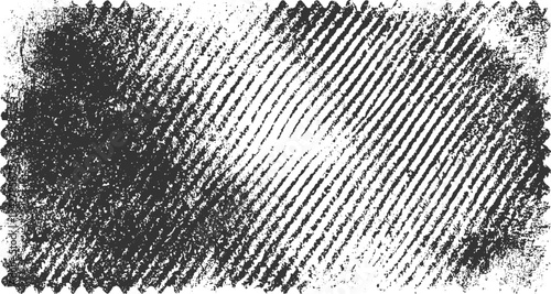 Black and white textured background with diagonal lines and rough edges