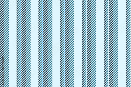 Fool texture lines vertical, performance background textile seamless. Slassical stripe vector pattern fabric in light and cyan colors.