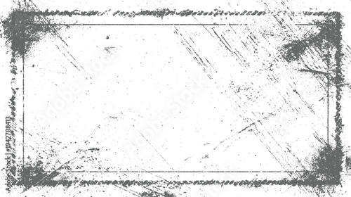 Wallpaper Mural Textured grey distressed rectangular frame with grunge overlay and scattered speckles Torontodigital.ca