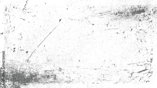 Grayscale textured background with scattered dots and lines resembling distressed paper or concrete grunge