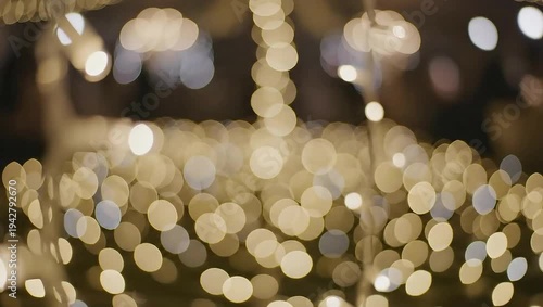 Wallpaper Mural Abstract Bokeh Lights Twinkling in the Dark. Torontodigital.ca