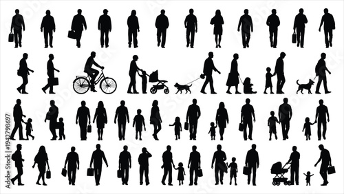  Ultimate People Silhouette & Lifestyle Vector Collection.