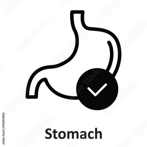  Stomach Vector icon which can easily modify or edit
