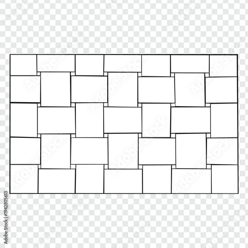 Vector illustration of puzzle and crossword puzzle pieces