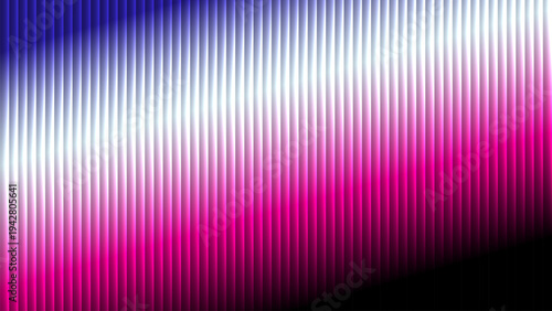 A vibrant and colorful abstract background featuring a gradient of vertical stripes transitioning from blue to purple