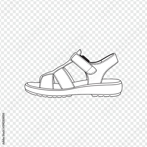 White sneakers vector illustration on plain background fashion footwear icon