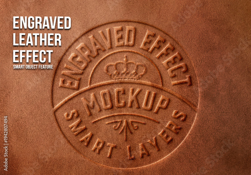 Engraved Leather Effects