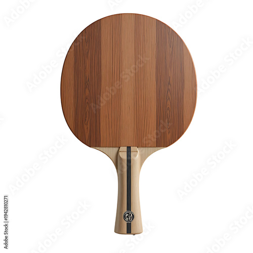 Detailed Rubber Surface Ping Pong Paddle Isolated – Table Tennis Equipment Close View 