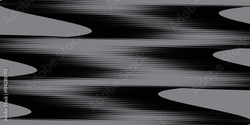 black and grey brush wrap car sticker pattern abstract banner sporty lines black and grey color combination grunge brush modern pattern motorsport racing vector design, Eps 10.