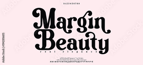Margin Beauty Groovy retro display font with thick swashes and a cheerful personality, ideal for posters and fun branding