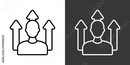 Skill Development Icon Set Vector Collection Isolated In Black And White