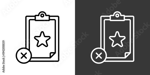 Result Icon Set Vector Collection Isolated In Black And White