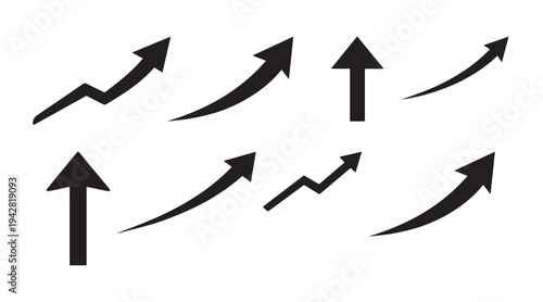 set of vector arrows