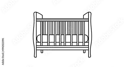 Crib baby bed furniture for kids.