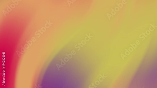 Abstract colorful background with vibrant swirls of pink, purple, and yellow blending together in a fluid motion creating a warm and vibrant atmosphere