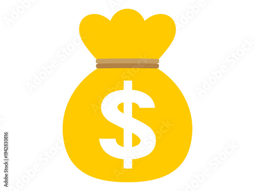 	お金袋のイラスト素材2