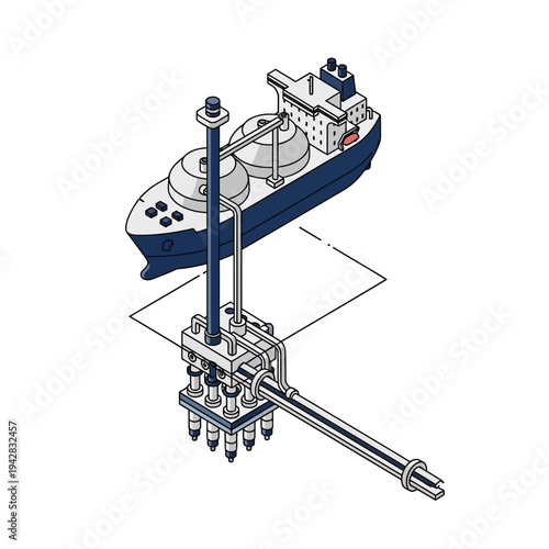 Diagram illustrating a carbon capture and storage system, showing CO2 injection wells and surface facilities for managing greenhouse gas emissions.