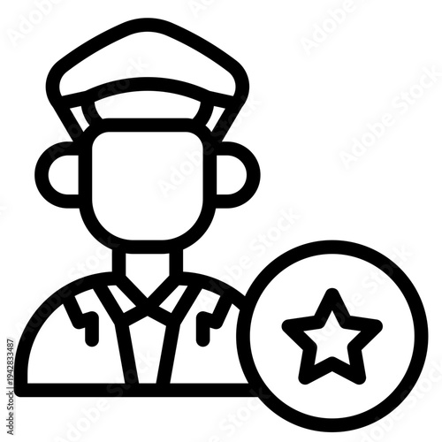 Guard icon vector illustration.